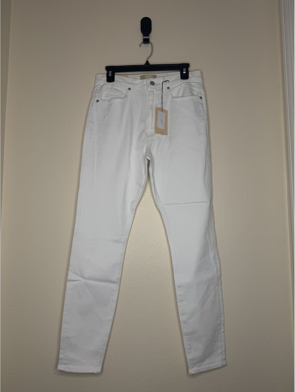 CQY High Rise Skinny Jeans White Women's Size 30 NWT